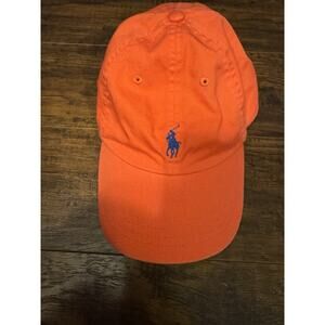 Polo Ralph Lauren Hat Cap Strapback Mens Adjustable Pink Salmon Blue Pony Golf